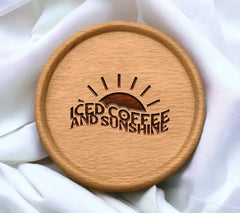  Iced Coffee & Sunshine SVG Design SVG