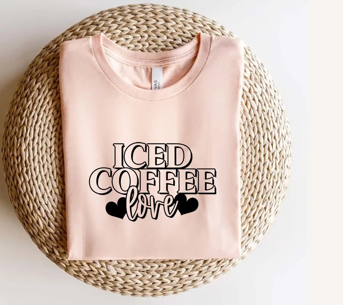  Iced Coffee Love SVG Design SVG