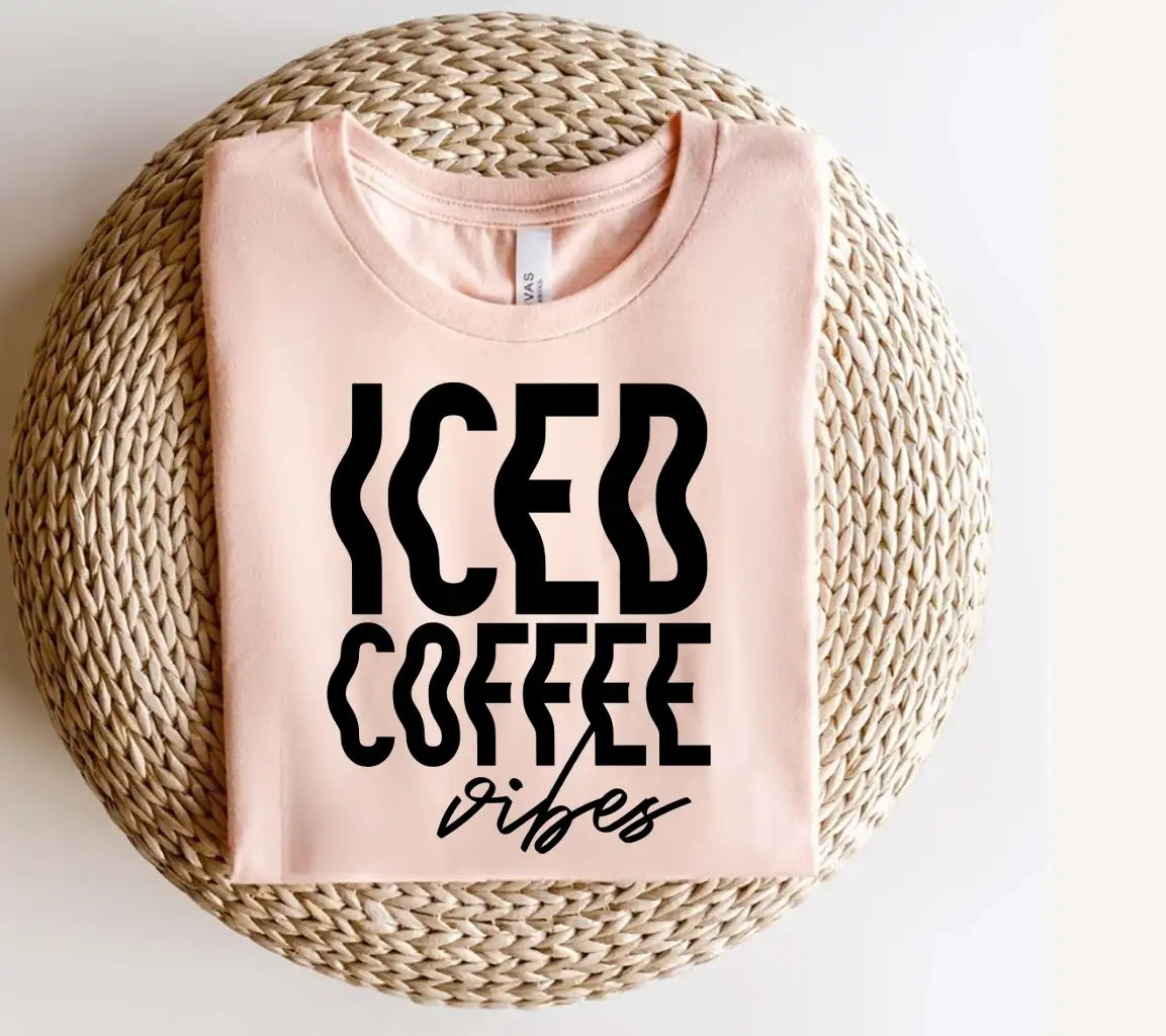  Iced Coffee Vibes SVG Design SVG