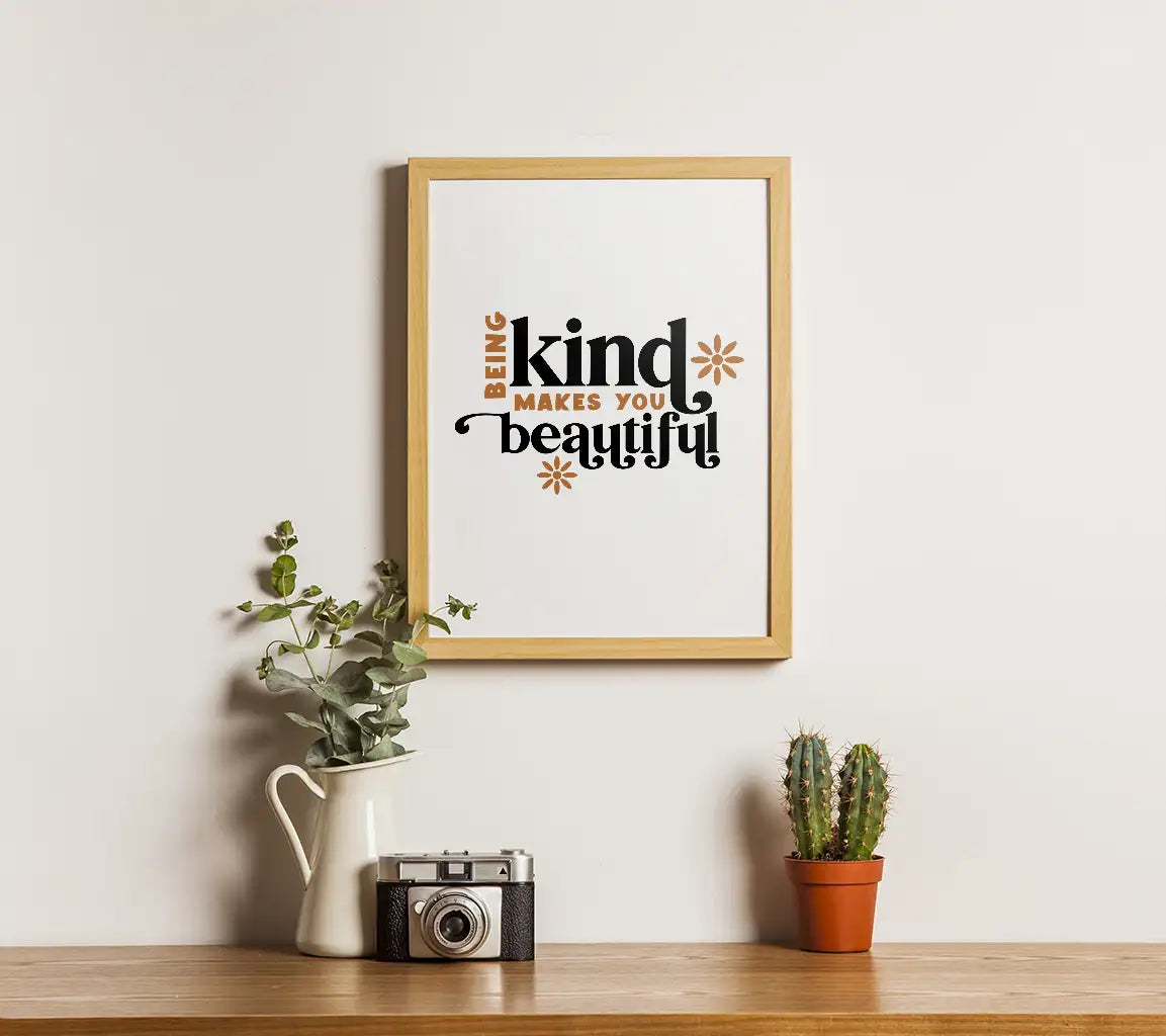 Kindness Makes You Beautiful SVG Design SVG