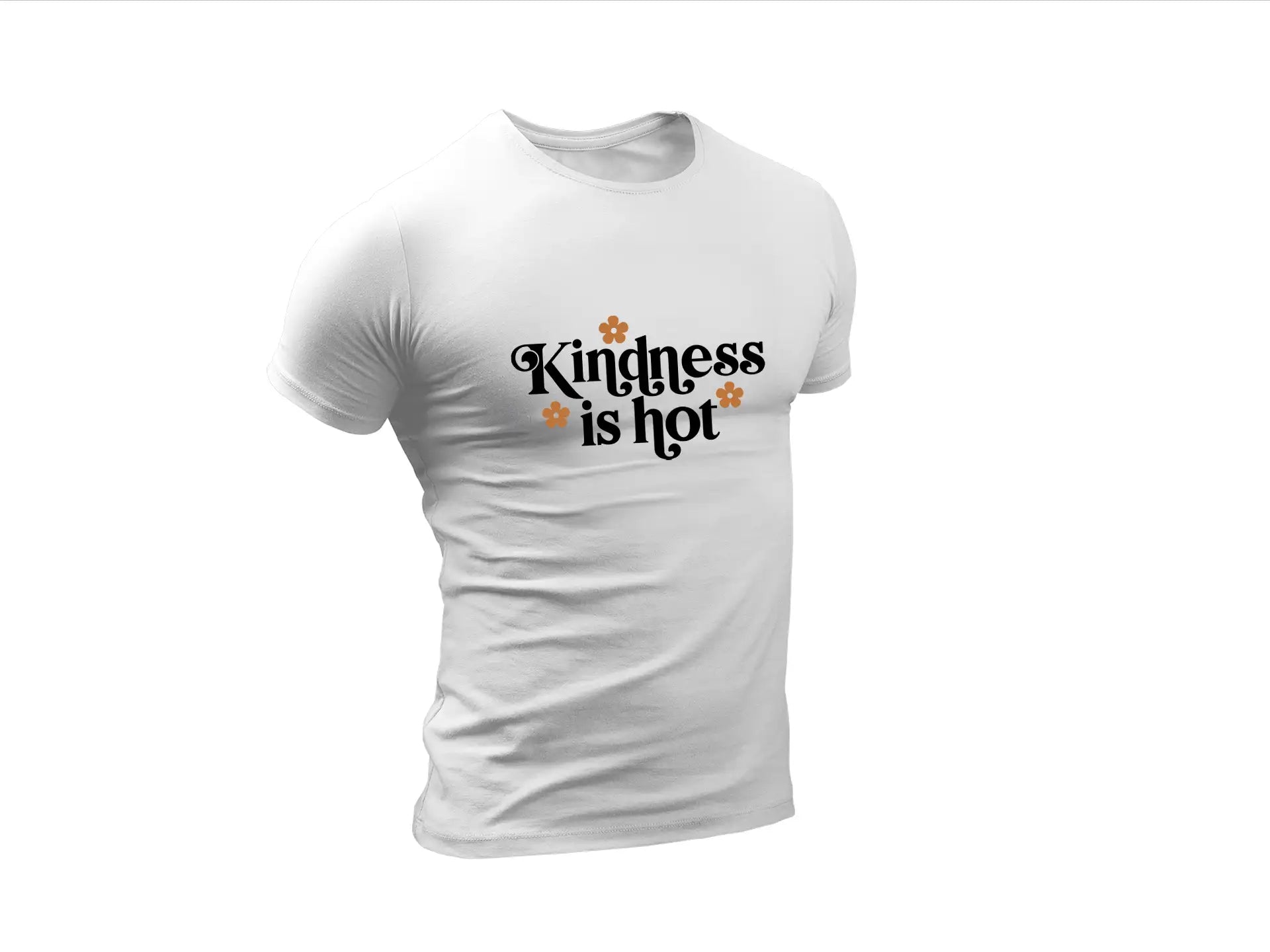 Kindness Is Hot Floral SVG Design - Huge, Printable Cut File SVG