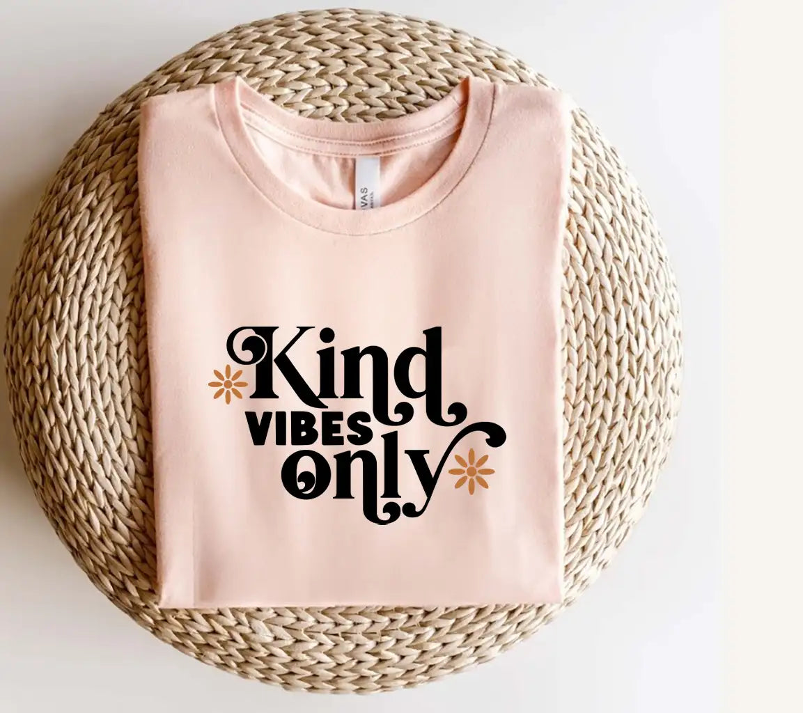 Kind Vibes Only SVG -  Huge Kindness Sign Design SVG