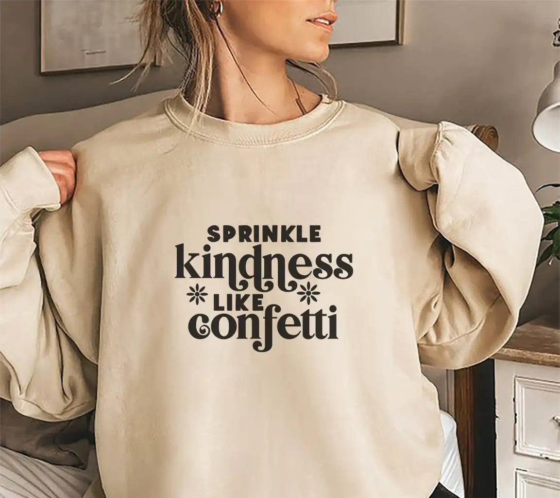 Sprinkle Kindness Like Confetti SVG Cut File SVG