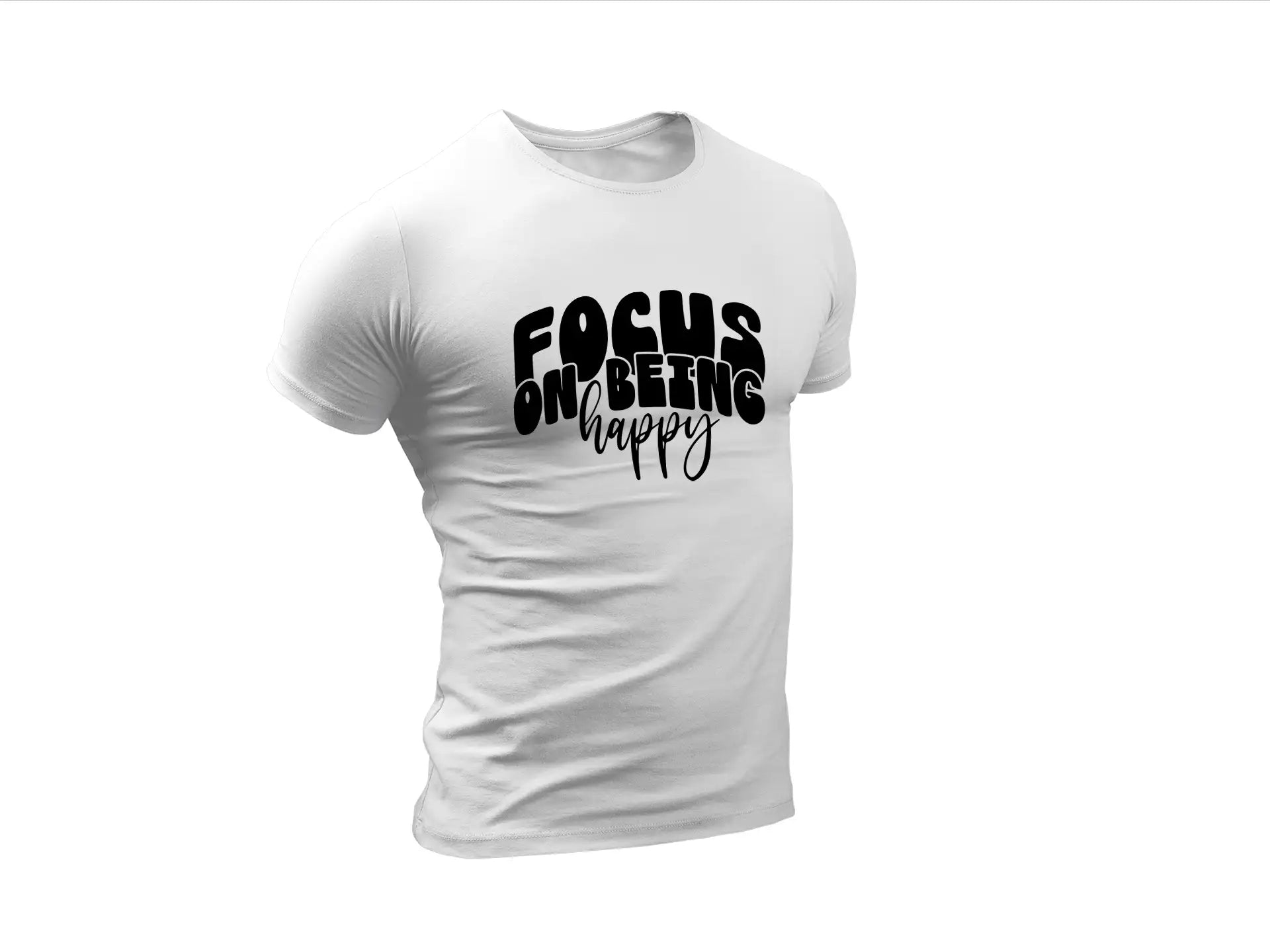  Focus On Being Happy SVG - Law of Attraction Design SVG