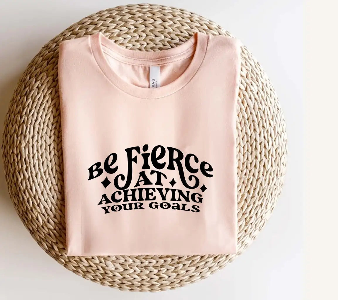 Be Fierce Cat Goal Setting SVG Cut File SVG