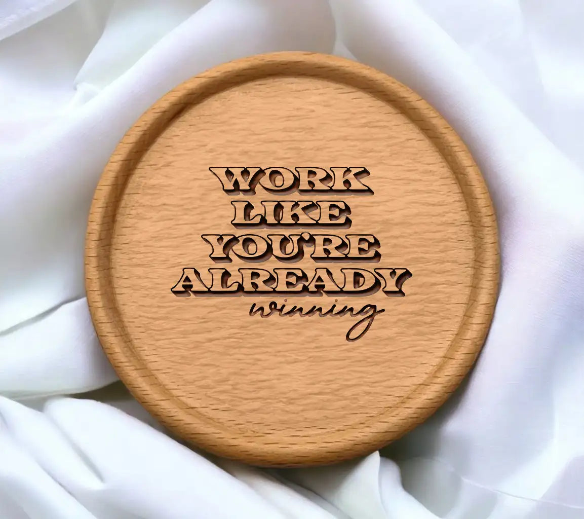 Work Like Youre Already Winning SVG Design - Huge Notebook SVG