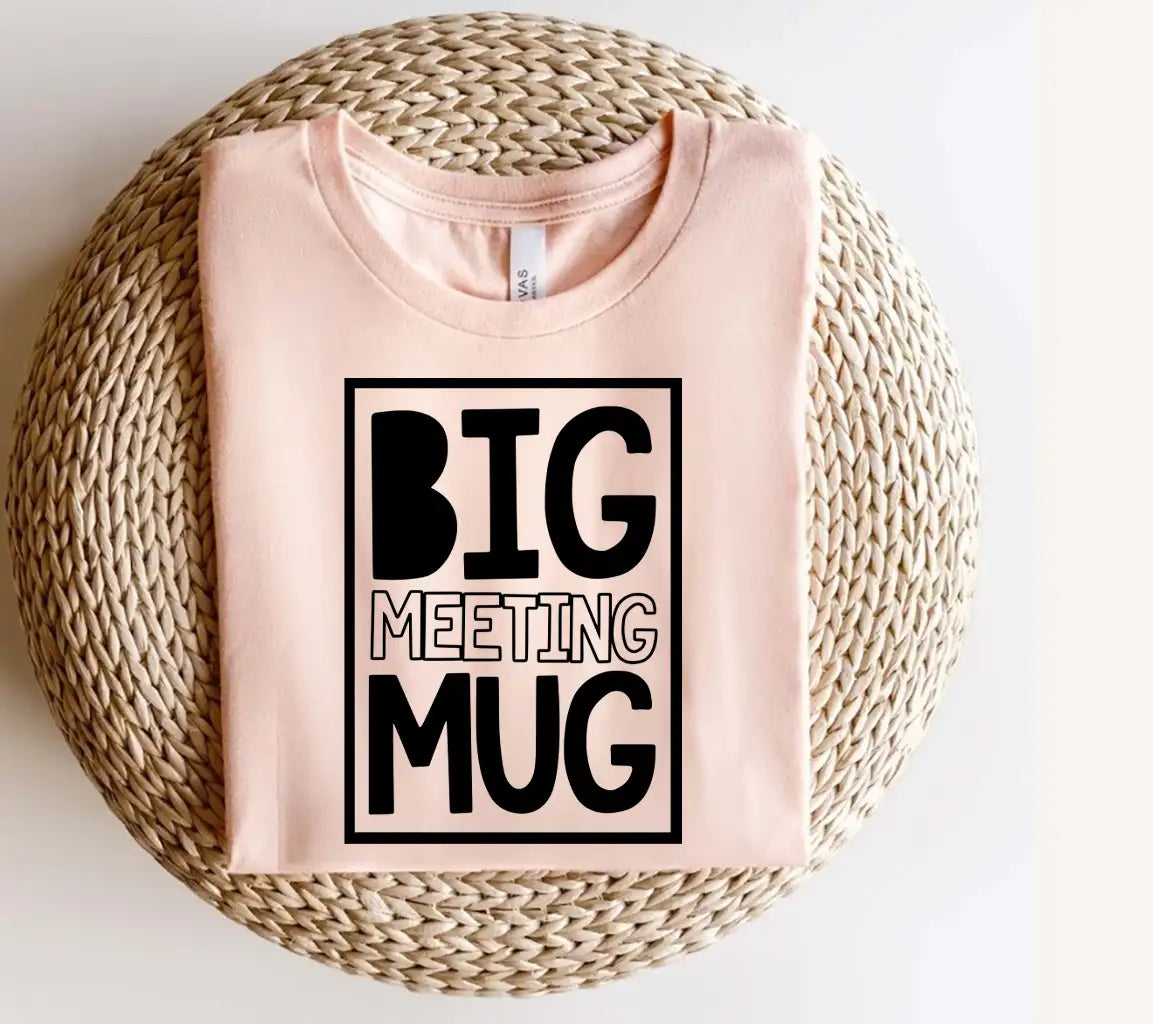 Big Meeting Mug SVG -  Sign Design SVG