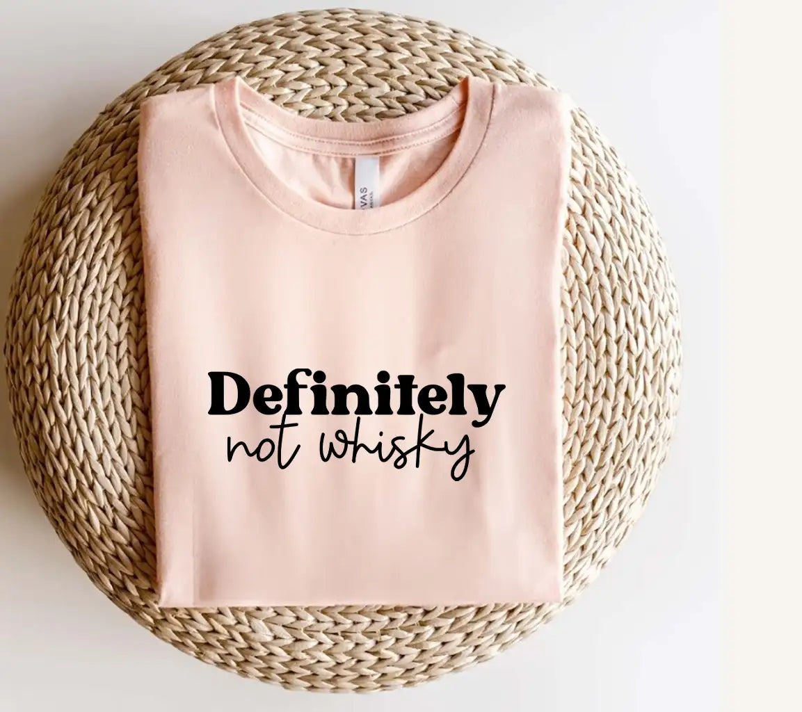 Definitely Not Whiskey SVG -  Sign for Office Mugs SVG