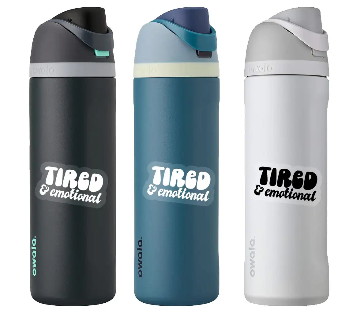 Tired & Emotional  SVG Design for Office Mugs SVG