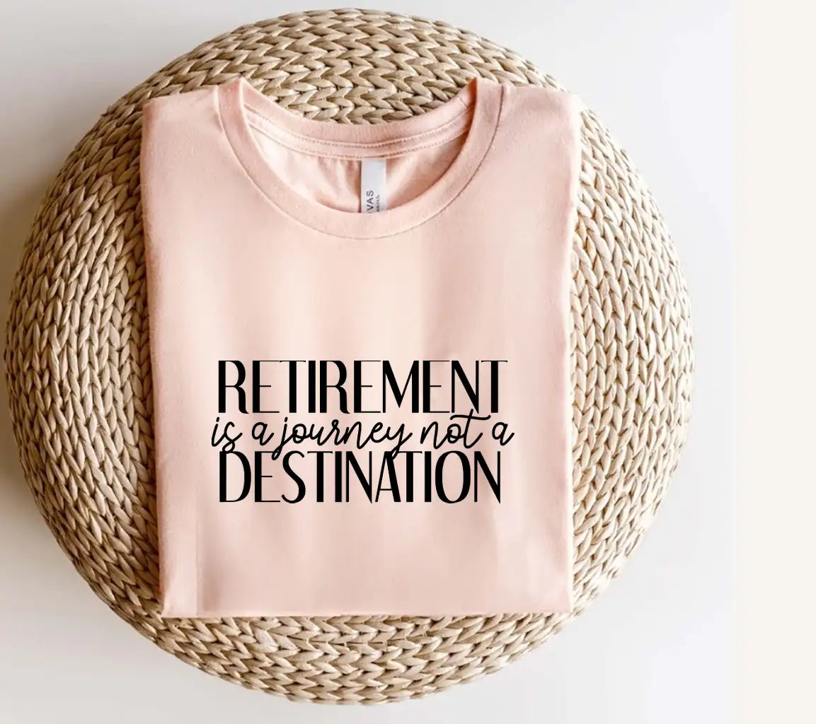 Retirement Journey SVG Cut File - Its a Journey, Not a Destination SVG