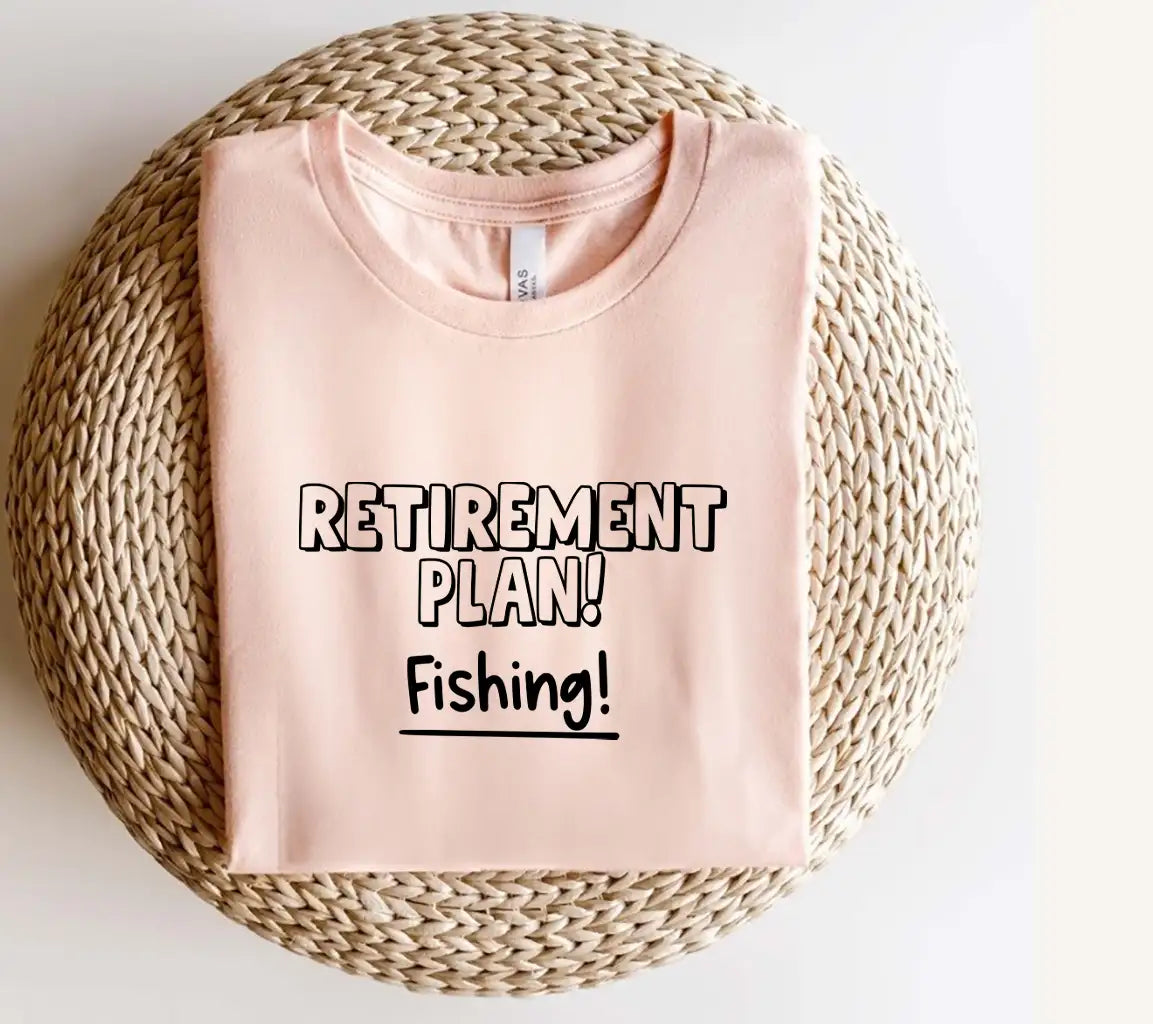 Retirement Plan Fishing SVG -  Sign SVG