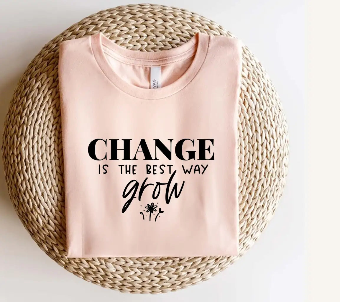 Change Is The Best Way To Grow - Motivational Sign SVG SVG