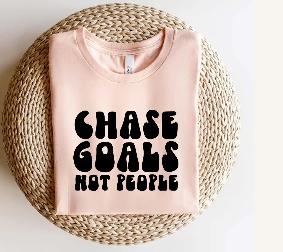 Chase Goals Not People SVG - Motivational Quote Design for Small Business Owners SVG