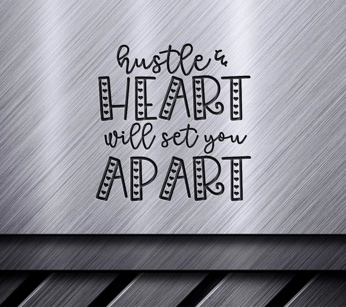 Hustle & Heart  SVG Sign - Small Business Owners SVG