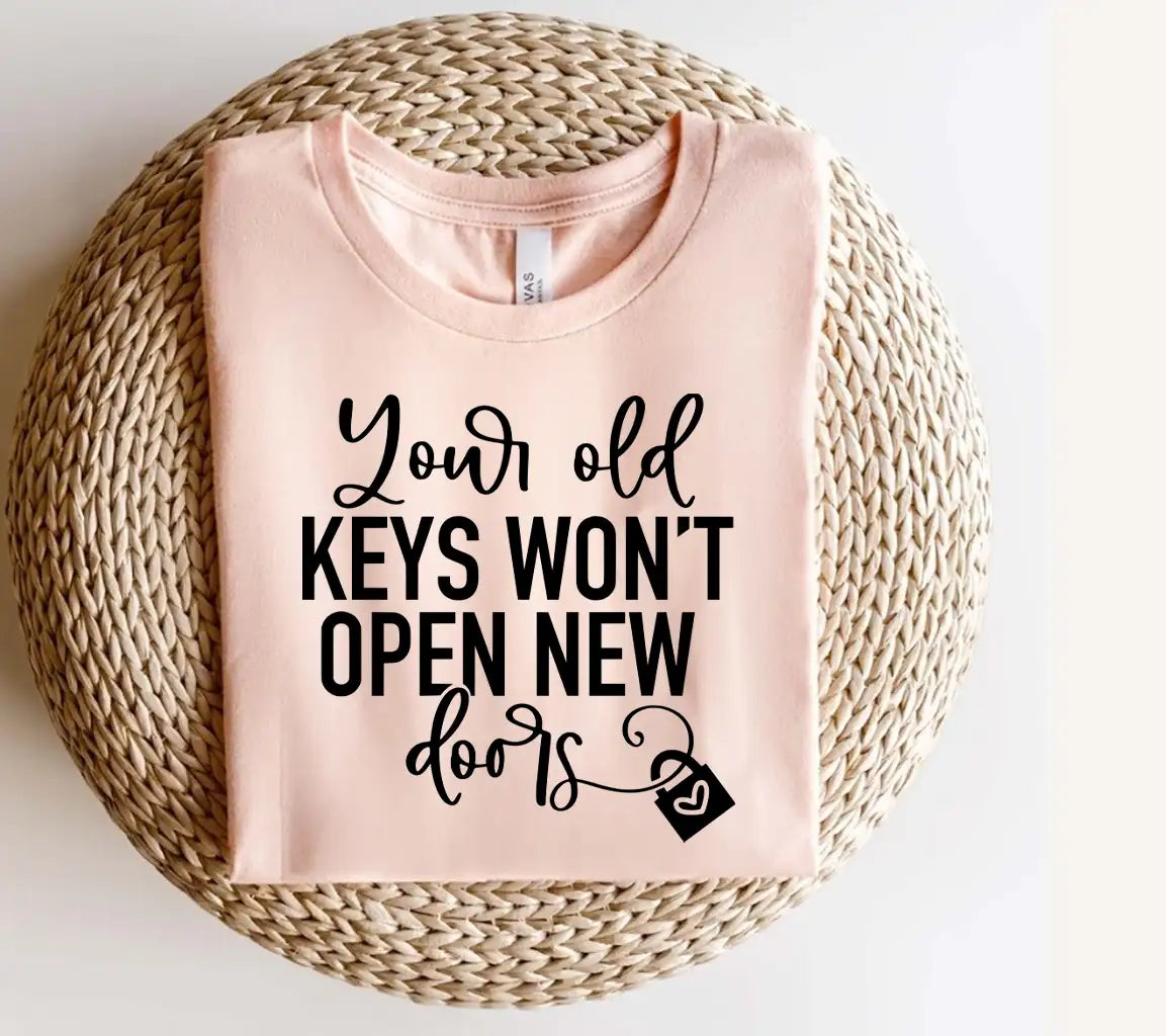 Old Keys Wont Open New Doors SVG - Motivational Quote for Small Business Owners SVG