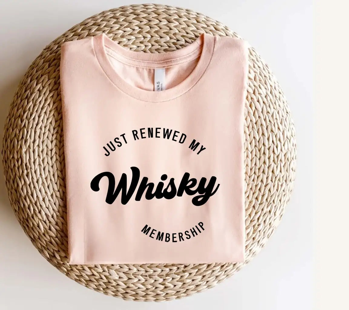 Just Renewed My Whiskey Membership - Huge Tote Bag SVG Design SVG