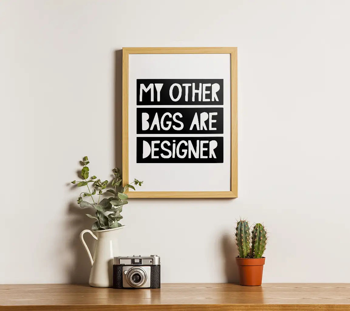 My Other Bags Are Designer Tote Bag SVG - Huge Design SVG
