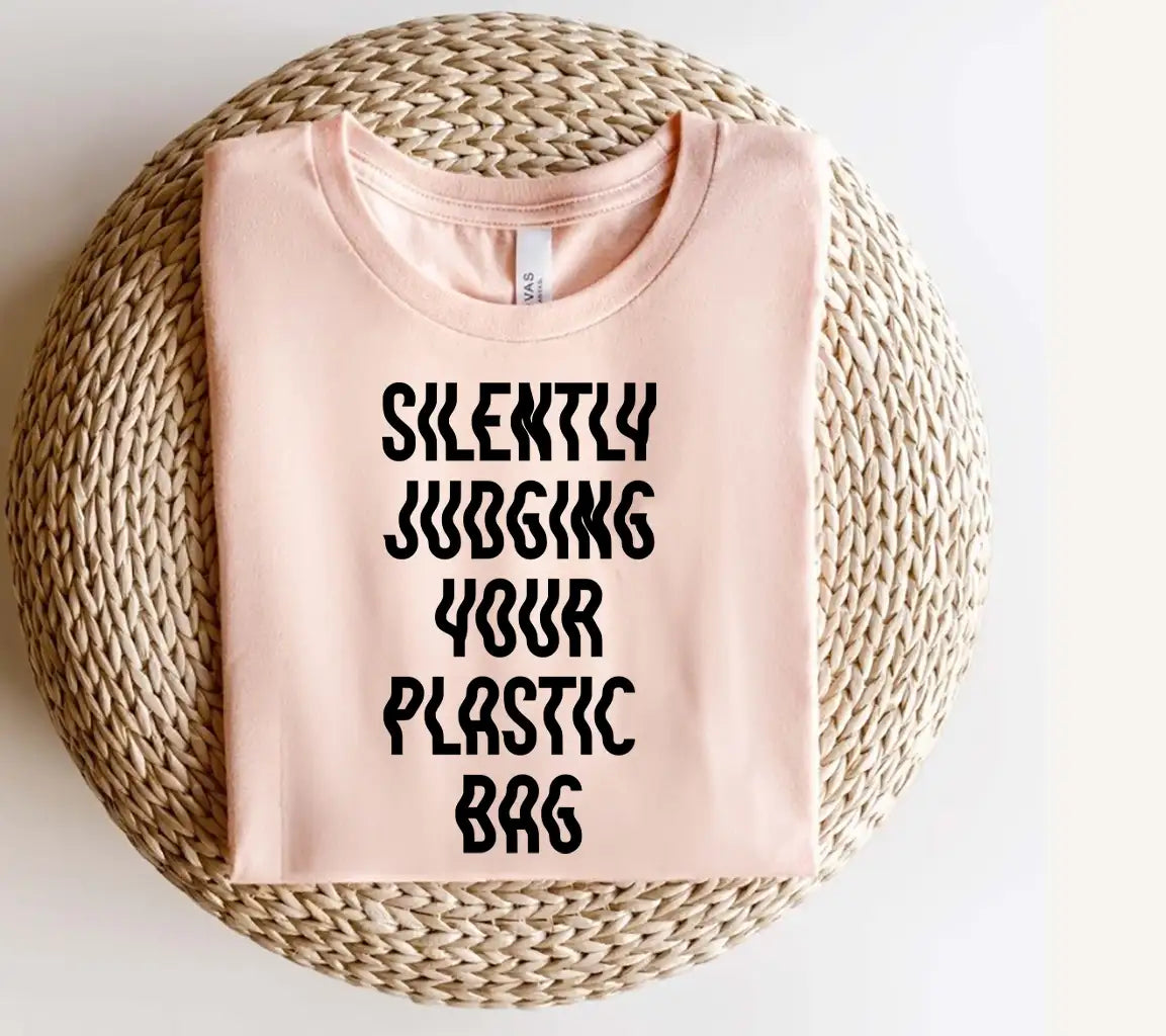 Silently Judging Your Plastic Bag SVG - Huge Tote Bag Design SVG