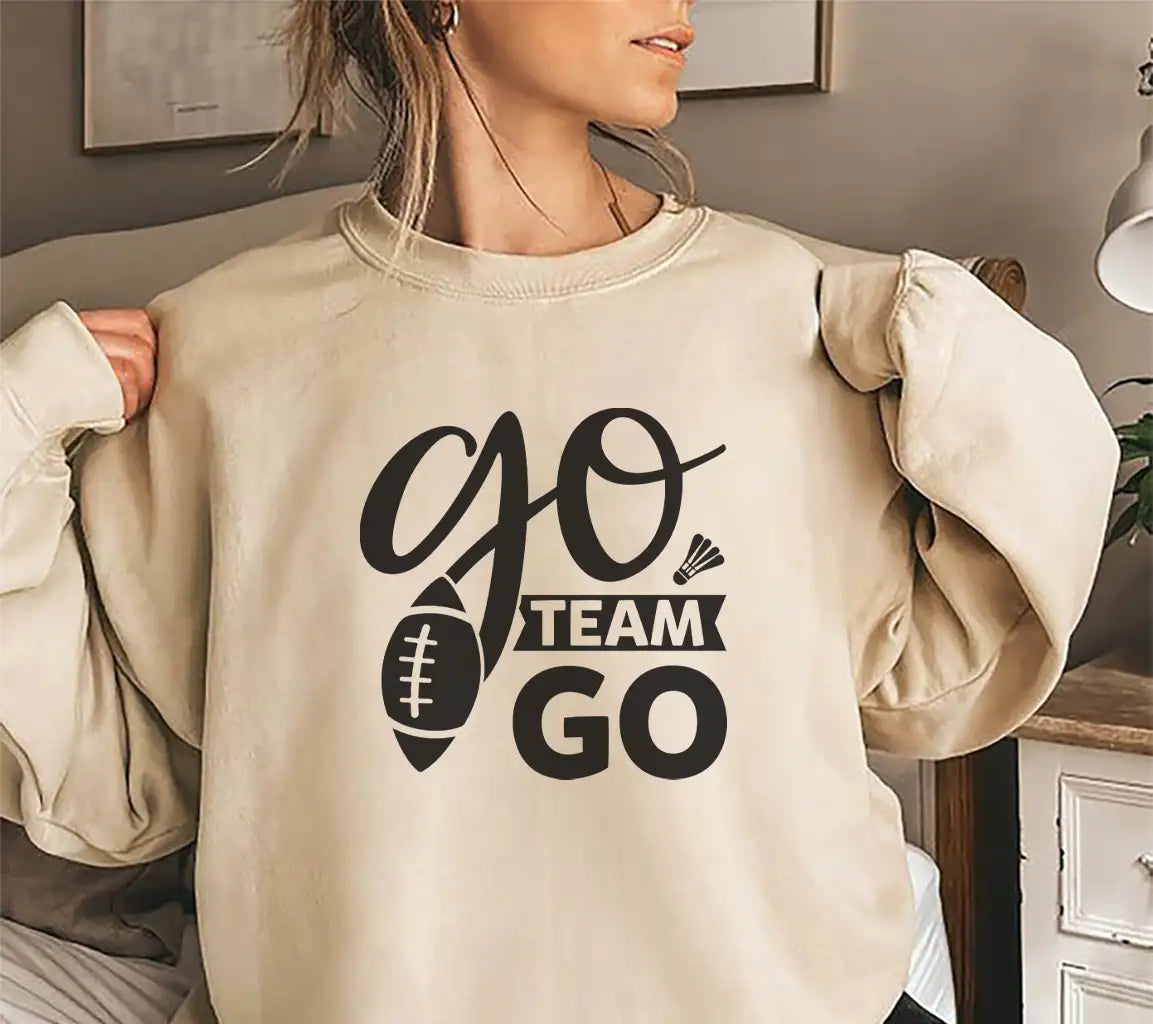 Go Team Go SVG Design -  Sports Design SVG