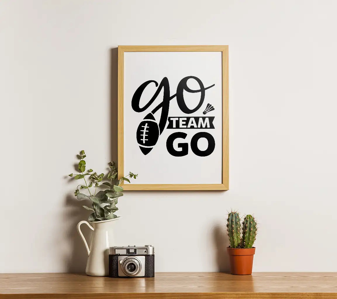 Go Team Go SVG Design -  Sports Design SVG