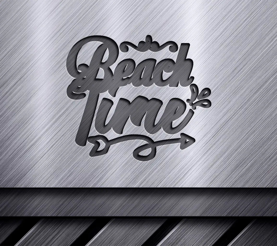 Beach Time Arrow SVG -  Drawing SVG