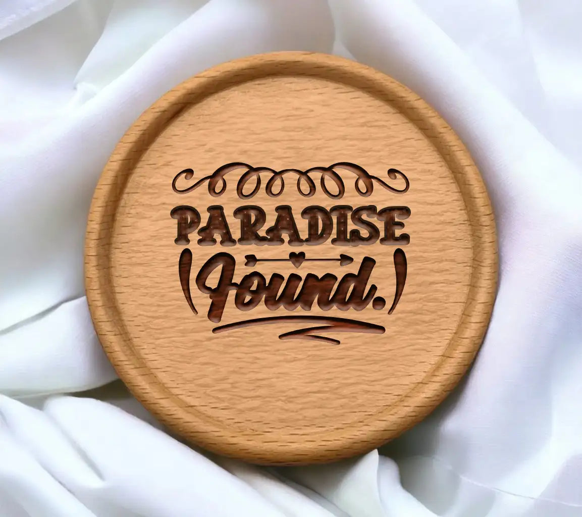 Paradise Found Pink & Yellow SVG - Summer Design SVG