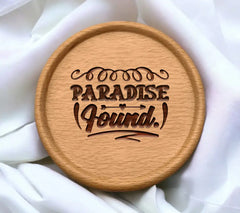 Paradise Found Pink & Yellow SVG - Summer Design SVG