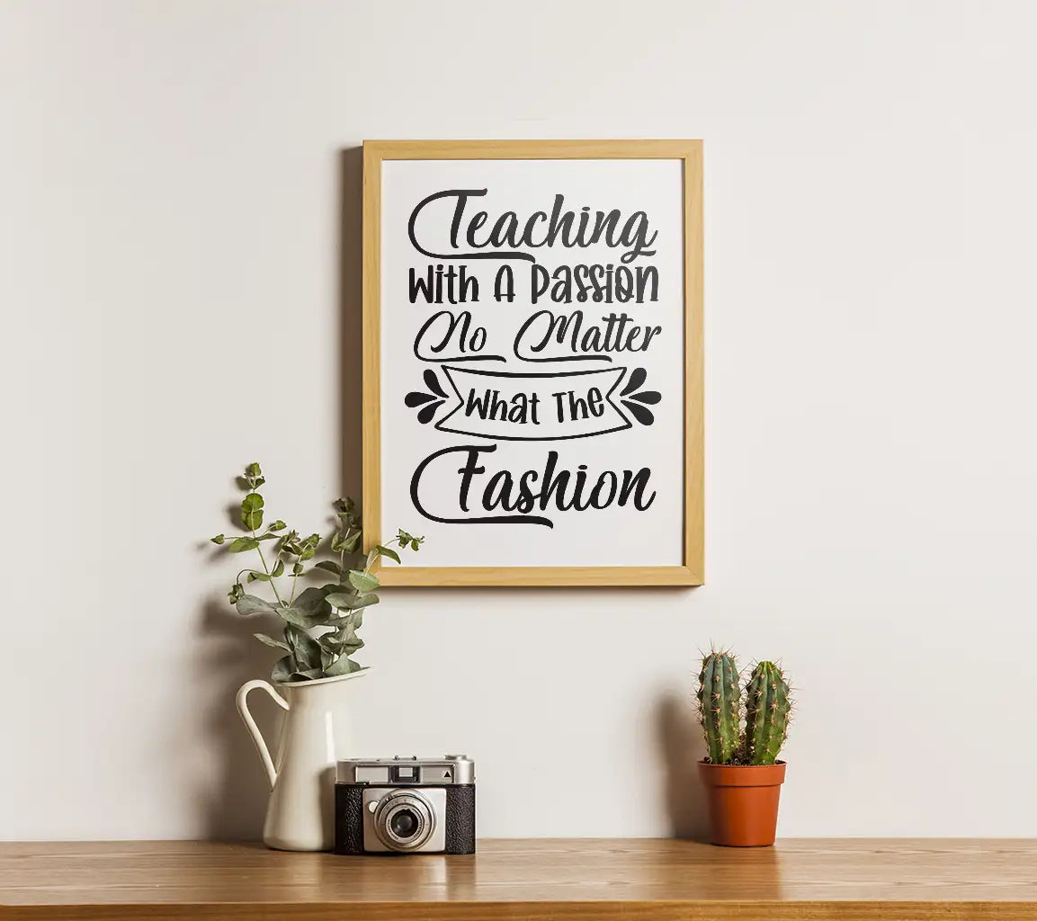 Teaching with a Passion SVG -  Huge Water Tracker Design SVG