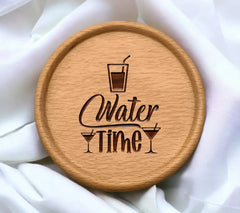  Water Time Design SVG Glass, Martini Glasses, Water Tracker SVG