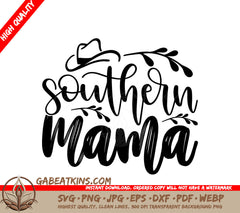 Southern Mama SVG Cut File -  Sign SVG
