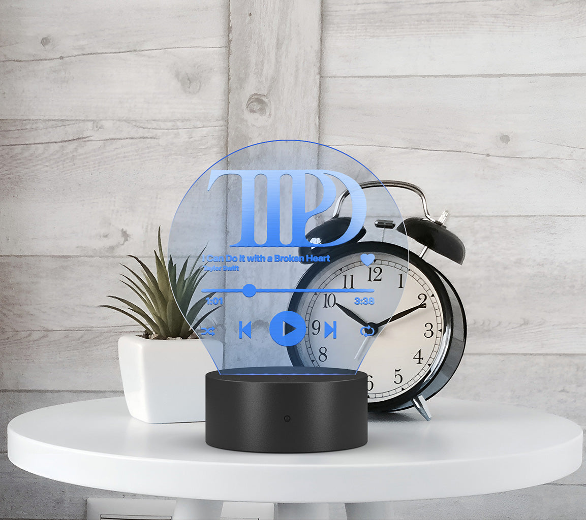 Personalized TTPD Album Song Night Light | Light Up Your Nights with Y | Personalized TTPD Album Song Night Light