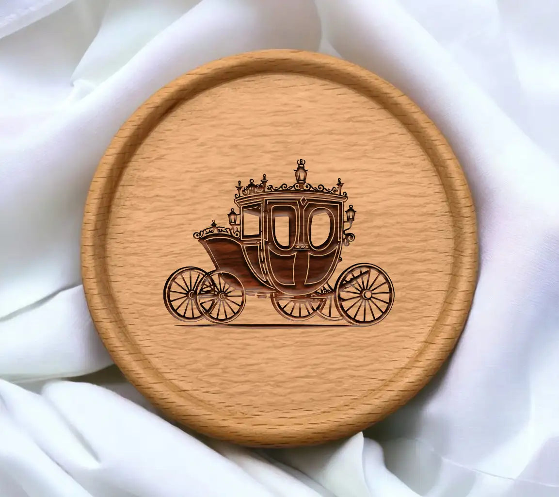 Horse Drawn Carriage SVG - Royal Wedding Carriage Design SVG