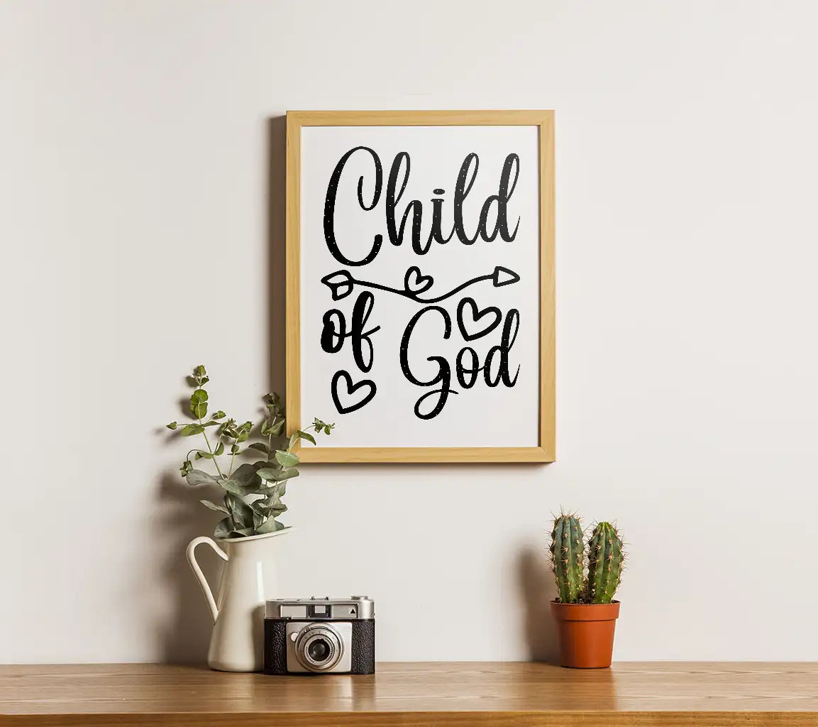  Child of God SVG Design - Jesus Inspired SVG