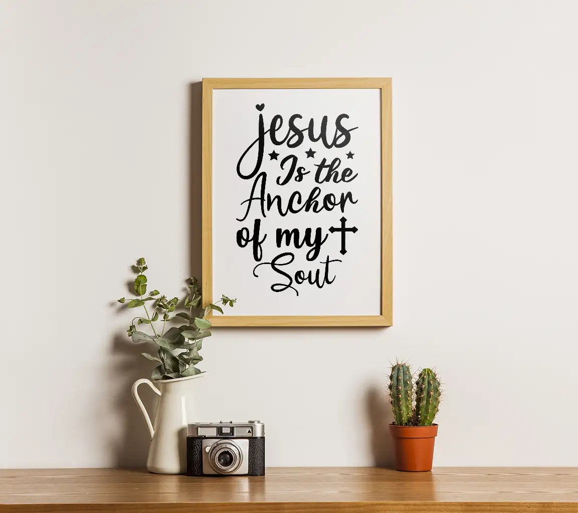 Jesus Is The Anchor Of My Soul SVG Design SVG