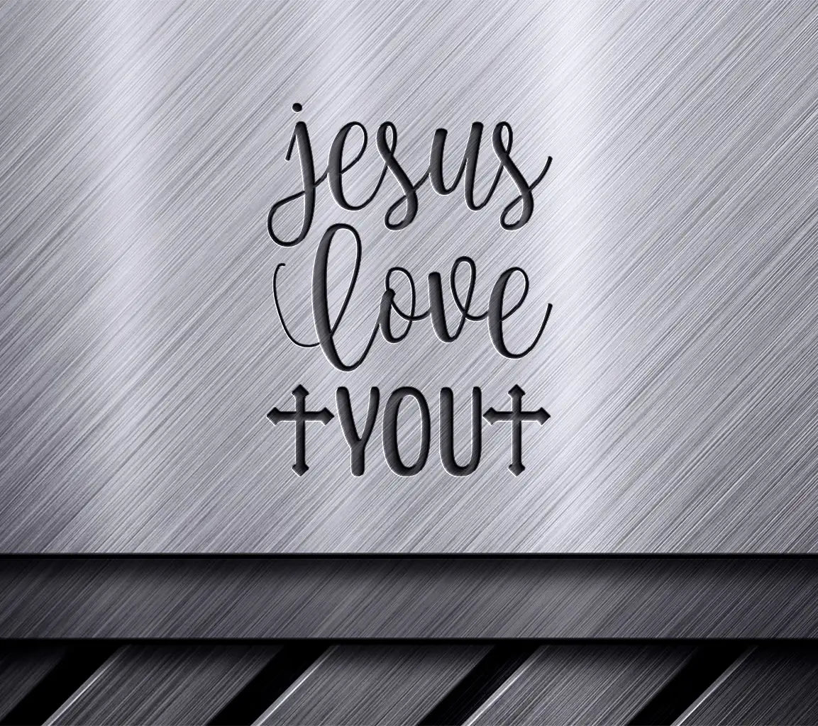 White Background Jesus SVG Design - Perfect for Crafts & Projects SVG
