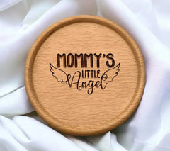 Mommys Little Angel SVG -  Design with Wings SVG