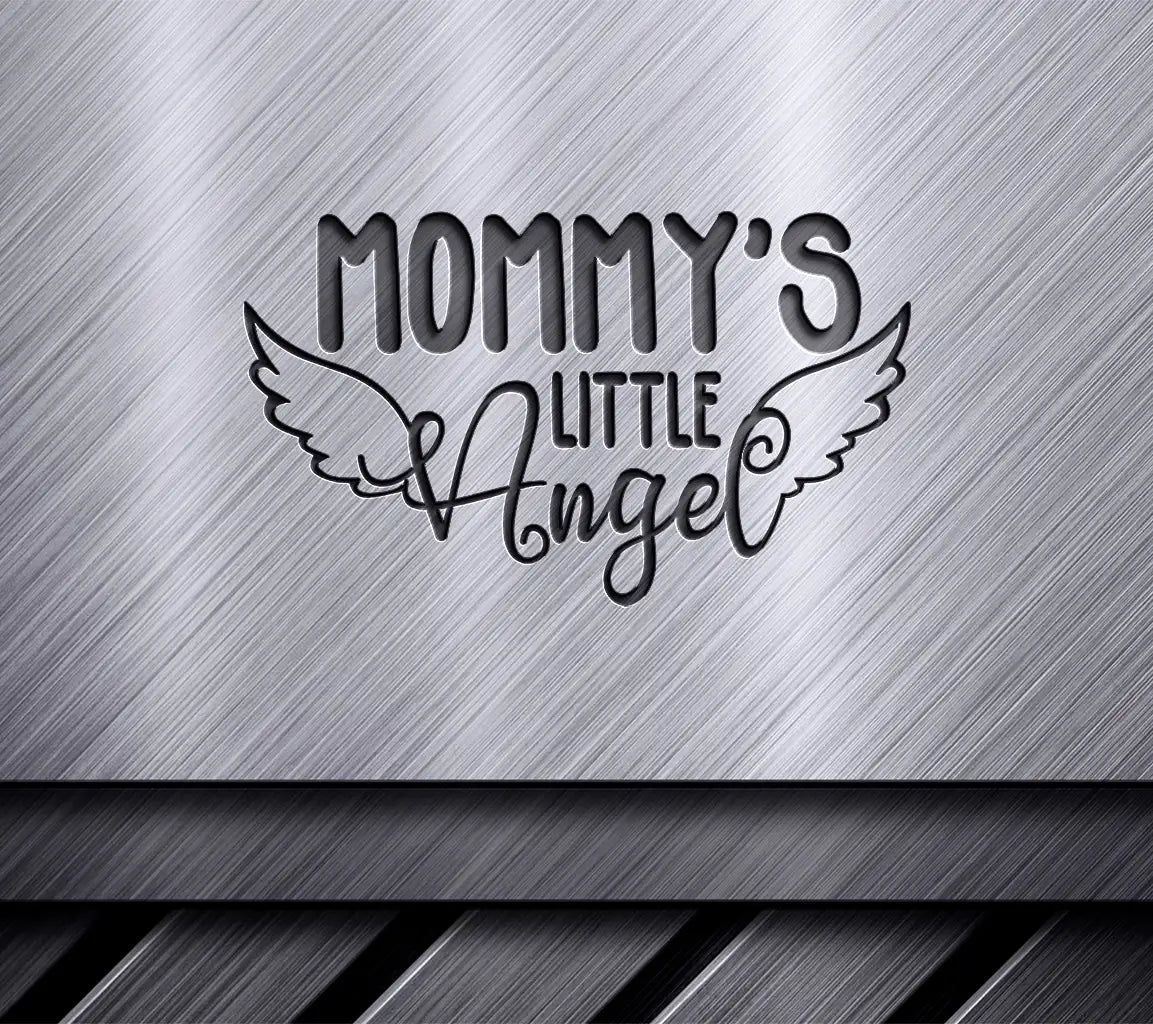 Mommys Little Angel SVG -  Design with Wings SVG