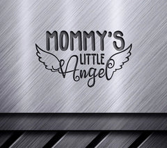 Mommys Little Angel SVG -  Design with Wings SVG