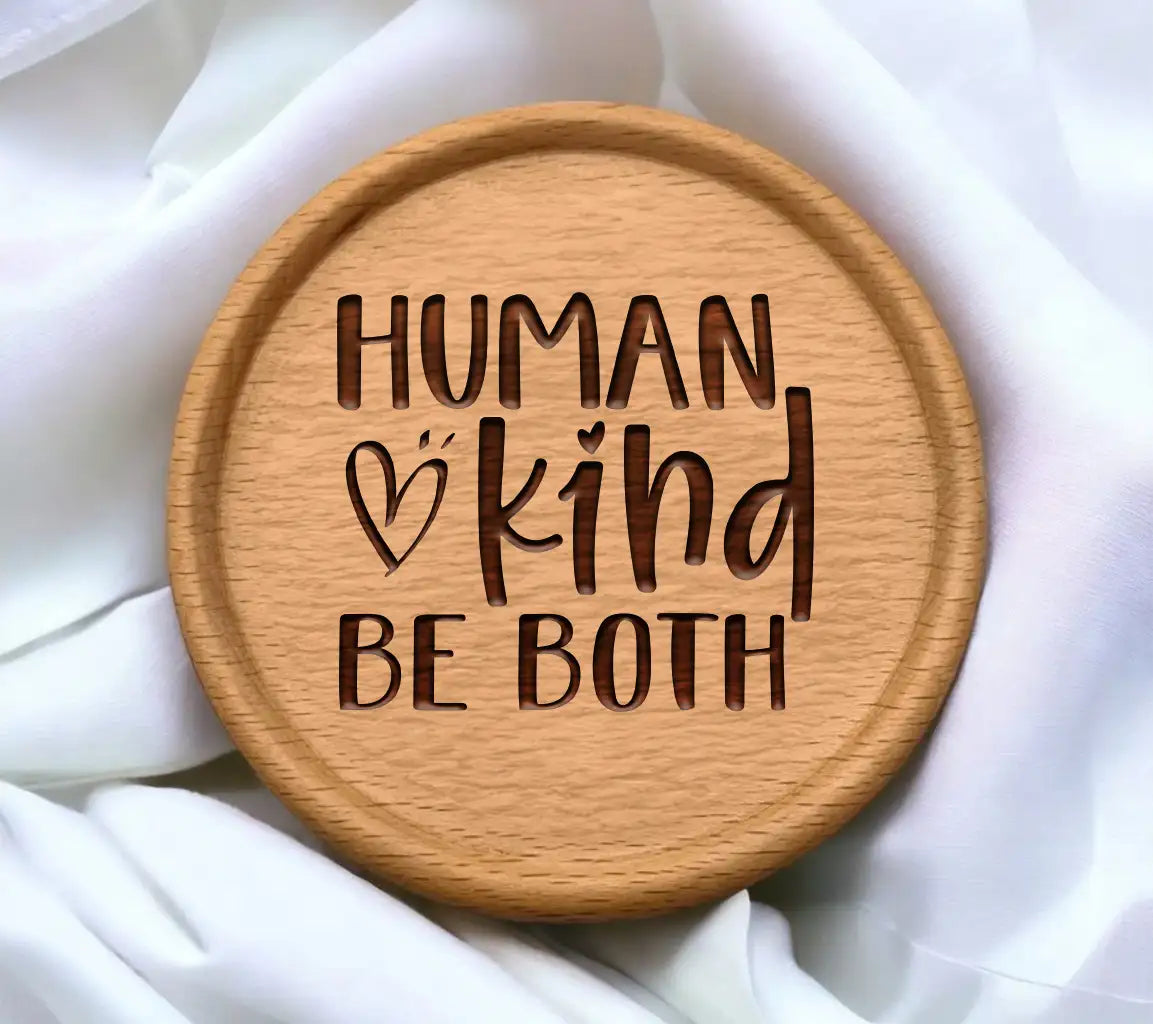 Human Kind Be Both SVG - Kindness Heart Design SVG