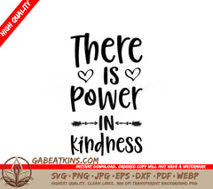 Kindness Power SVG - Hearts & Arrows Design SVG