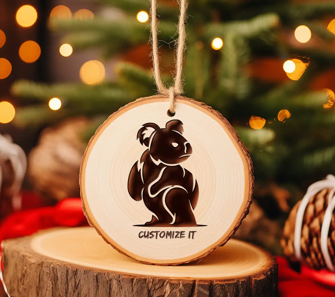  Koala Silhouette Design SVG - Brand Identity Icon Vector Graphic SVG