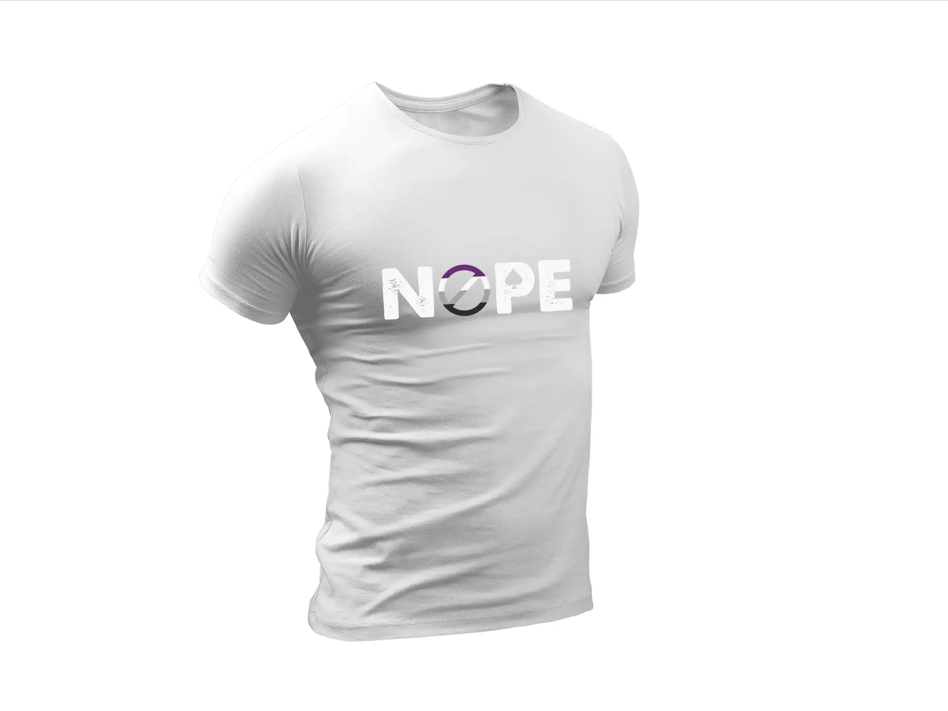 LGBTQ+ Nope Circle SVG - Asexual Pride Design SVG