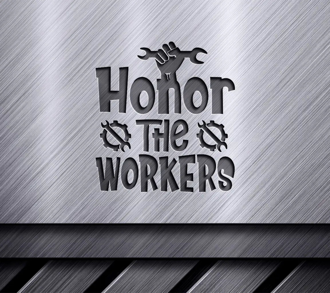 Labor Day Honor The Workers Fist Wrench SVG Design SVG