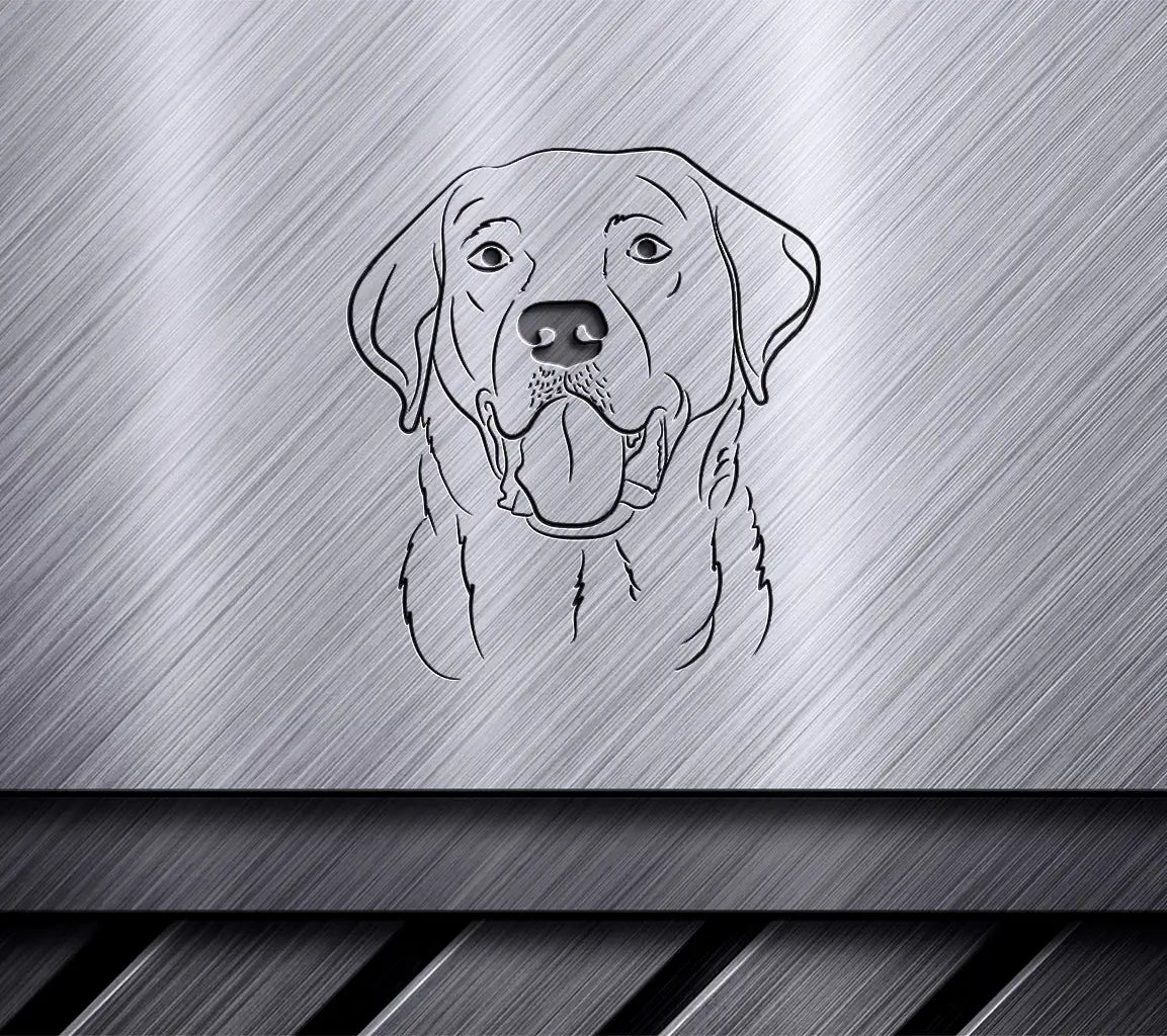  Labrador Puppy Sitting SVG Clipart SVG