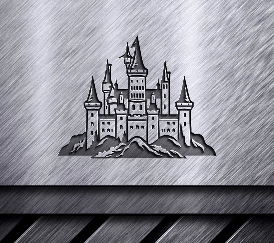 Mini Truck Efficiency SVG Lilliputian Loader Castle Mountain Illustration SVG