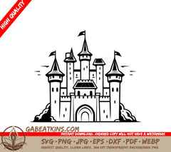  Castle SVG Mini Truck Vector Design & Icon SVG