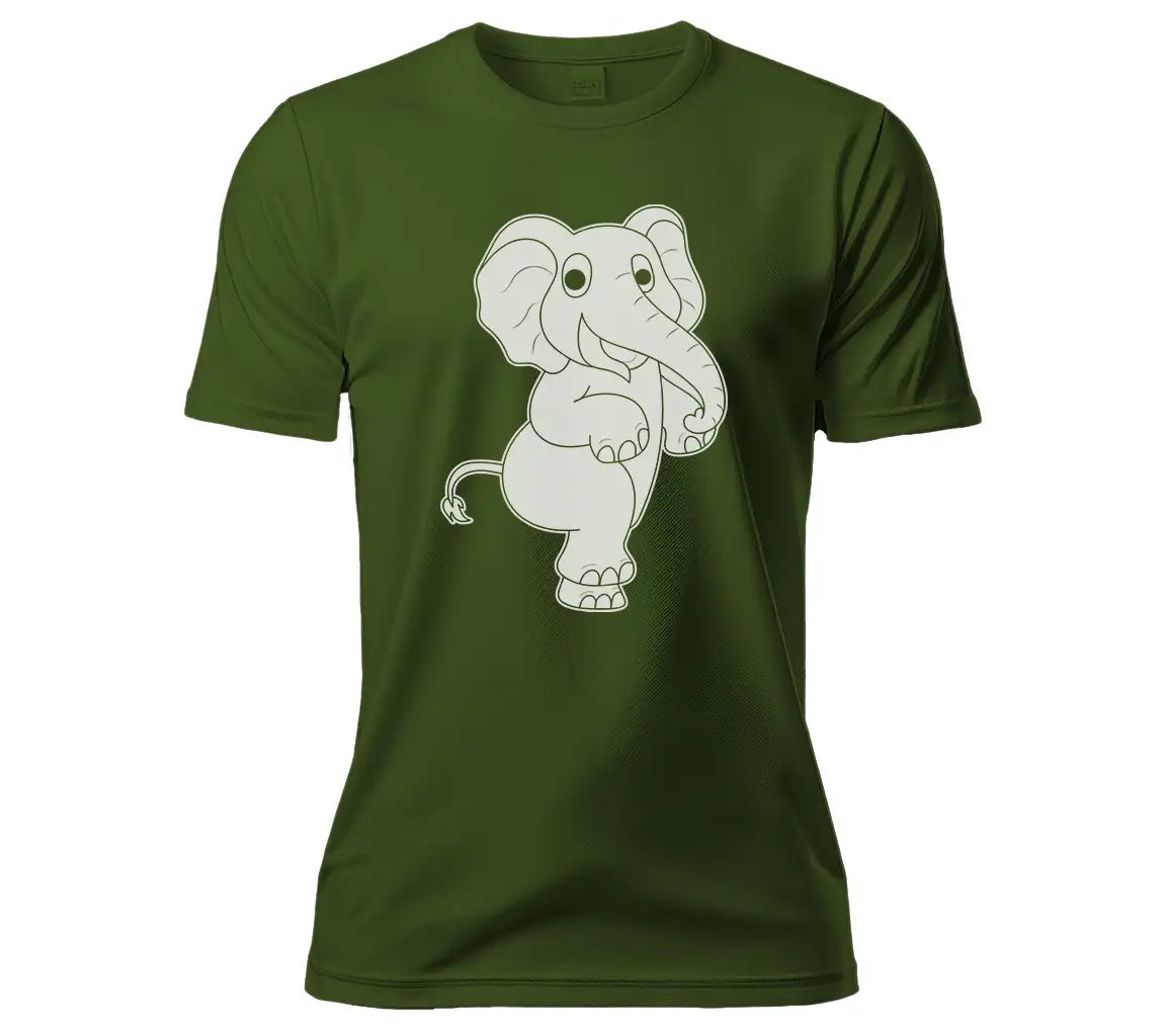  Elephant Line Art SVG - Kids Coloring Book Illustration SVG