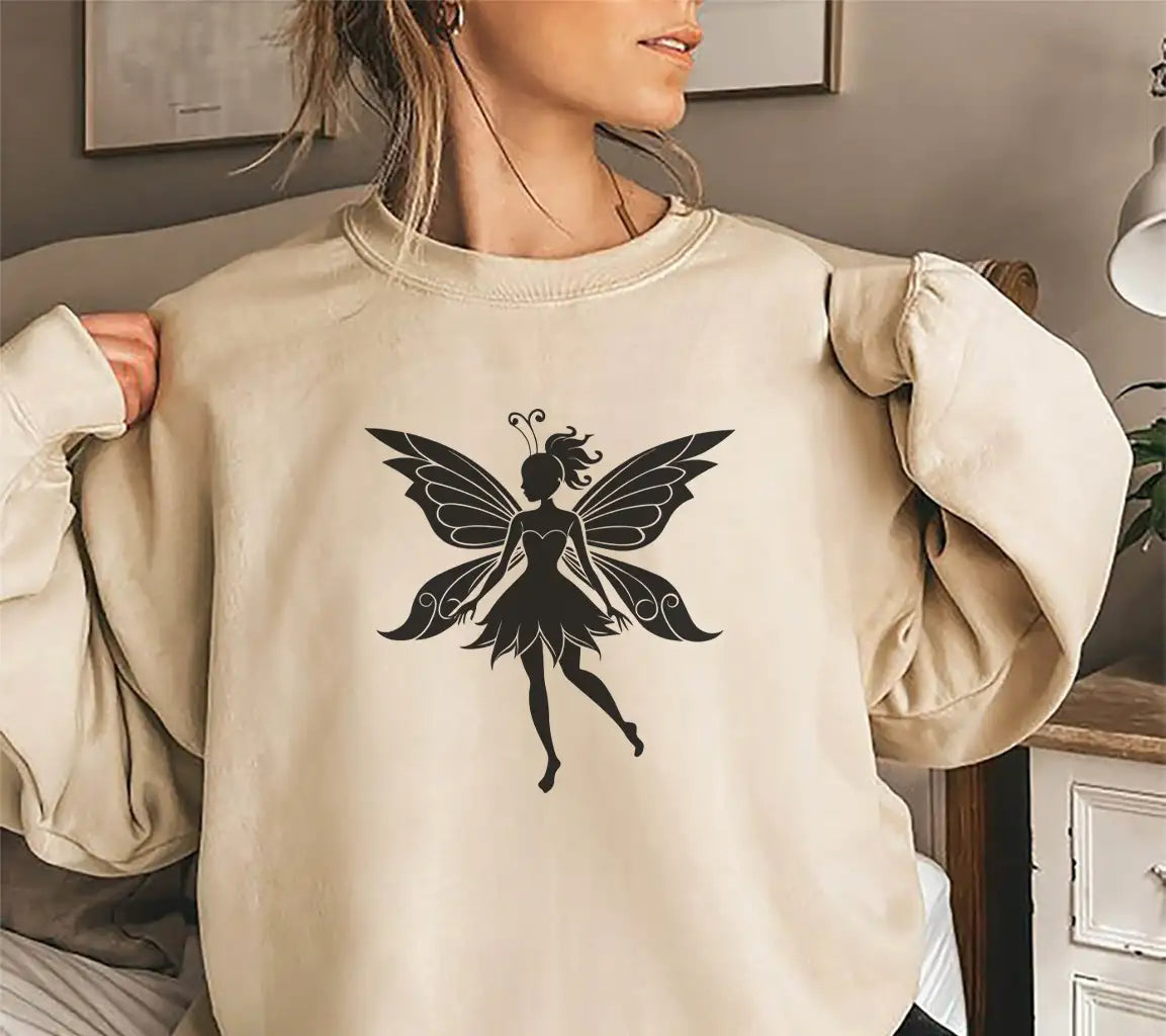  Fairy Silhouette SVG - Little Fairy Wings & Ears SVG