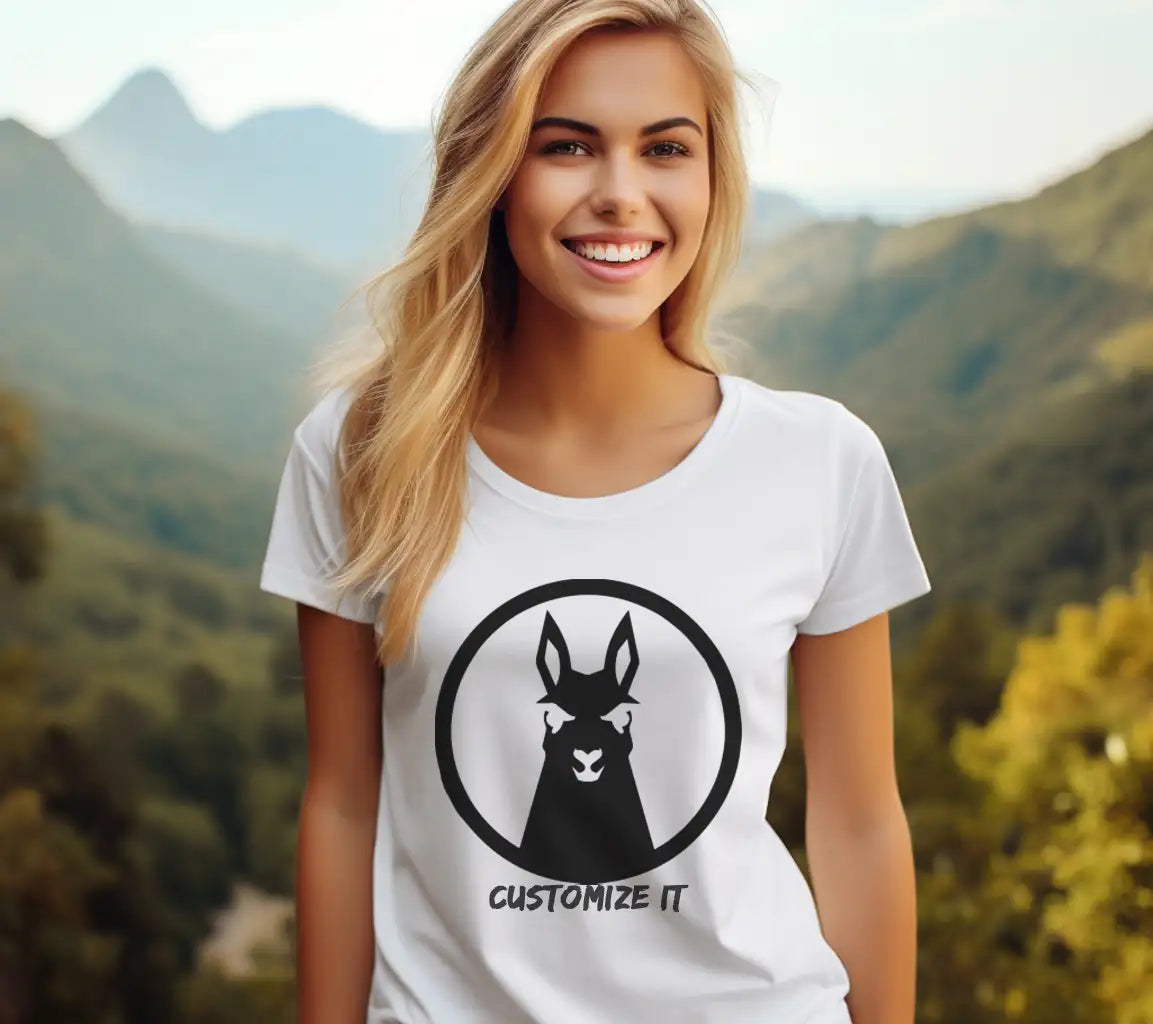  Llama Logo SVG - Circle Design SVG