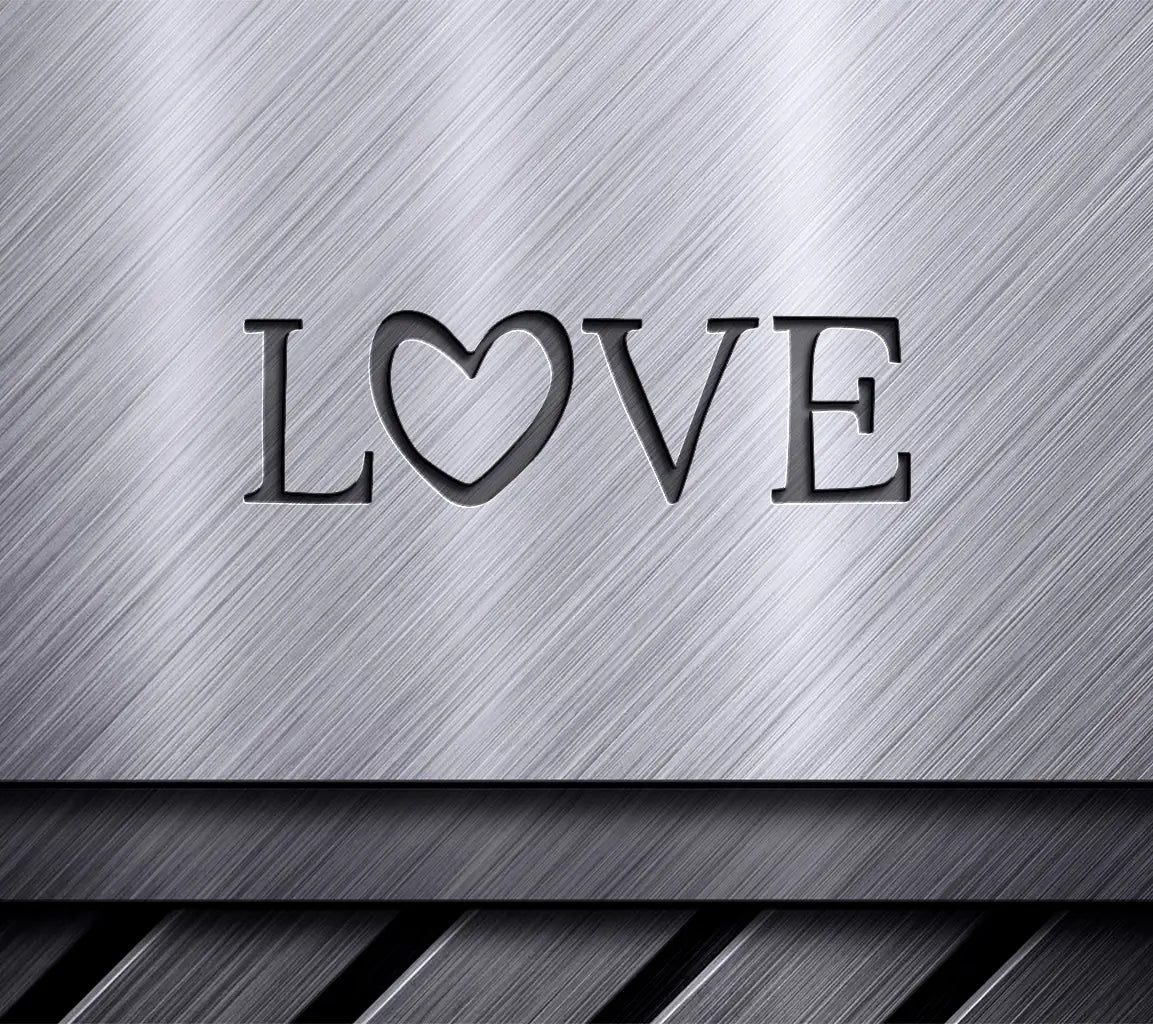 Black Letter Love Heart SVG - FreeBW Design SVG